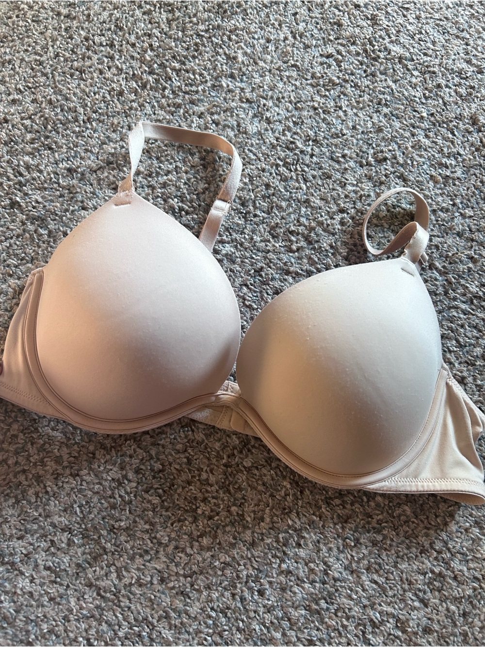 Pink VS | nude wear everywhere super push up bra 36c